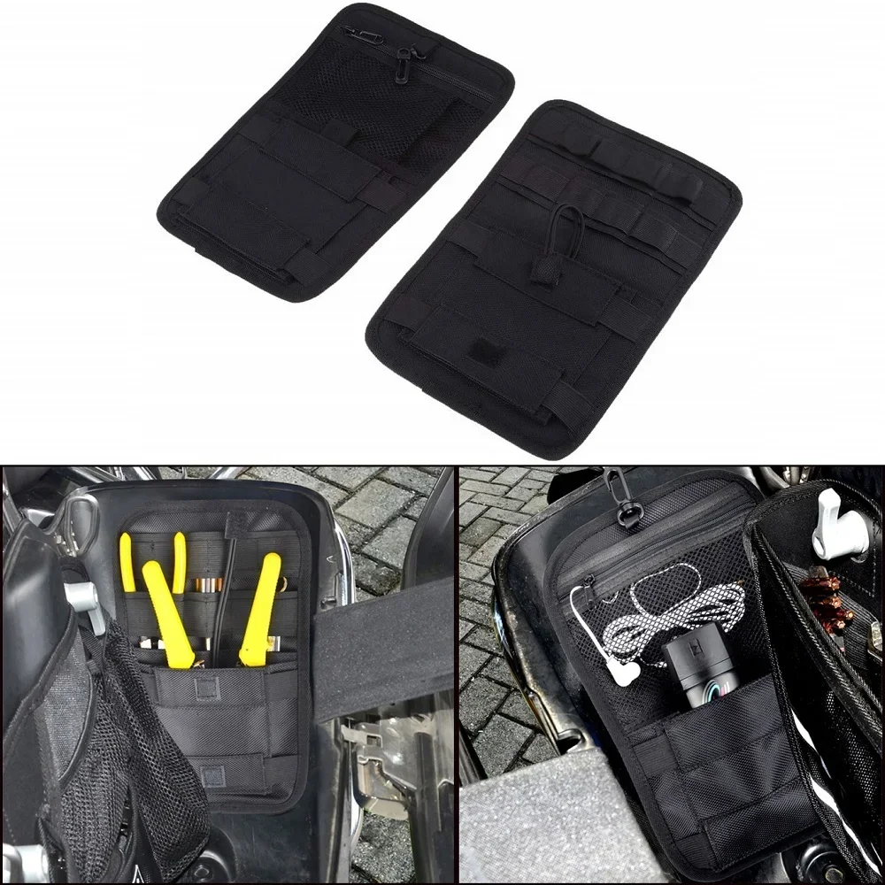 Cycling Gear Storage - Motorrad Universelle Satteltaschen Innentasche Werkzeug-Organizer Hartschalen-Aufbewahrungstasche