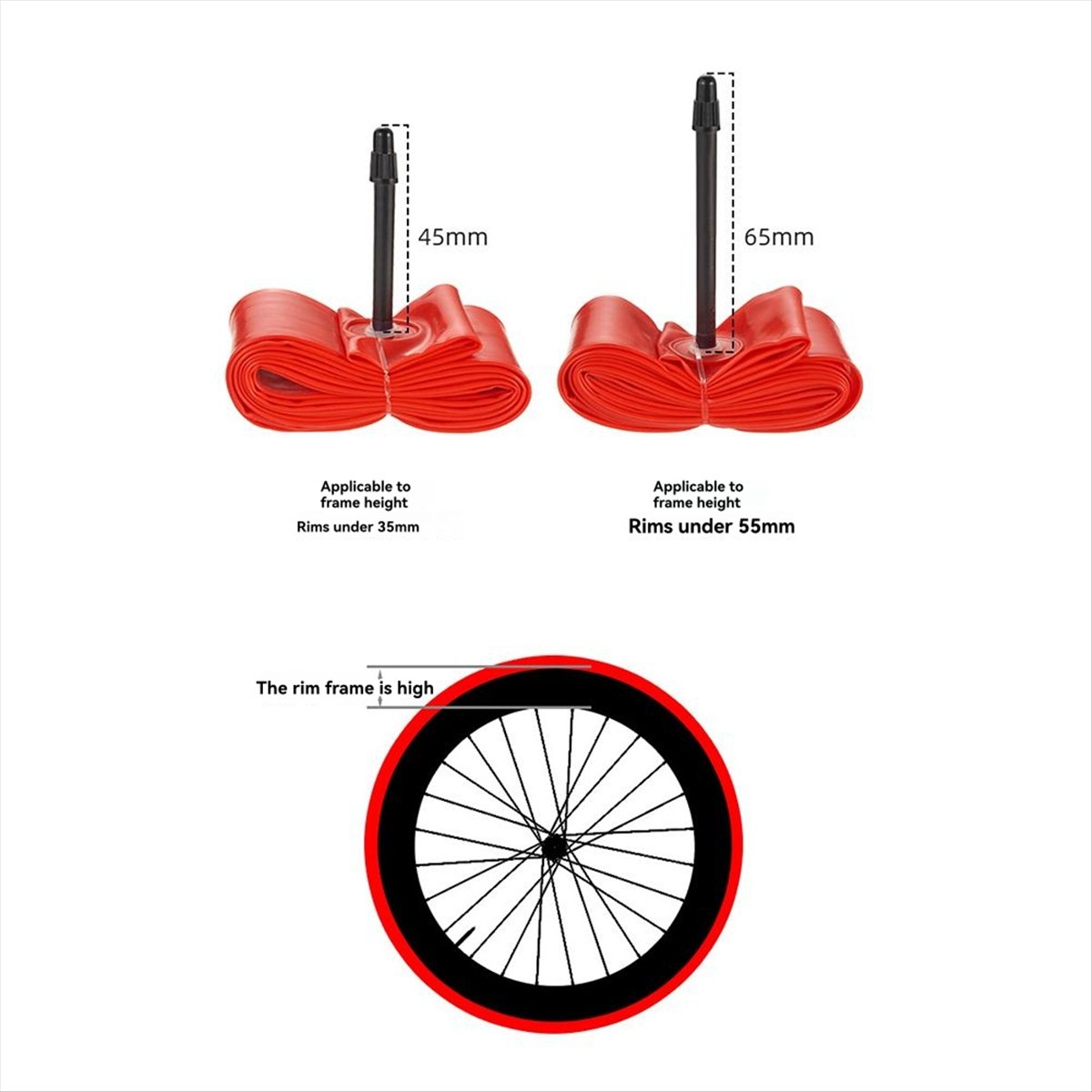 Gravel Bike Tires - T34C TPU-Schlauch für 700C Gravel- und