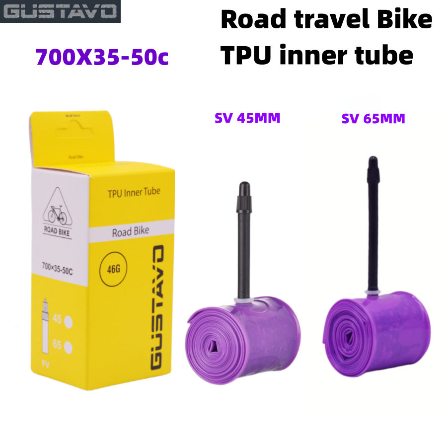 Gravel Bike Tires - GUSTAVO Gravel Rennrad-Innenschlauch, 700 x 35/50