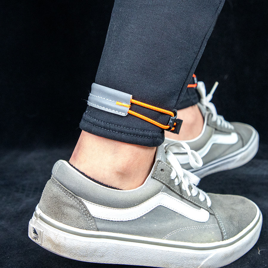 Cycling Gear Pants - Elastischer, reflektierender Fahrrad-Beinriemen, verstellbares Fahrrad-Hosenbündchenband für