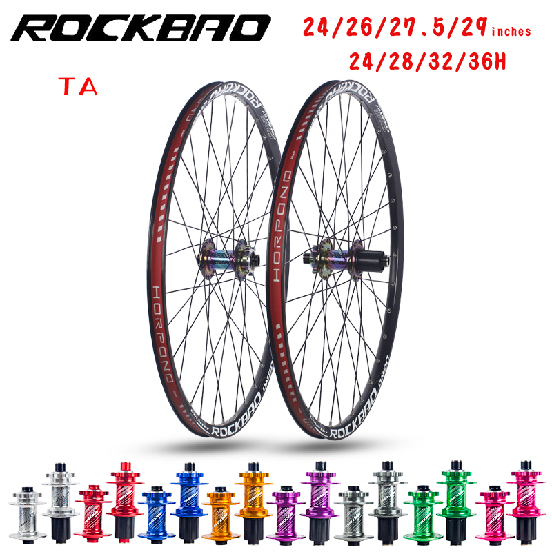 Gravel Bike Tires - ROCKBAO Mountainbike-Laufradsatz 24/26/27,5/29 Zoll MTB Aluminiumlegierung