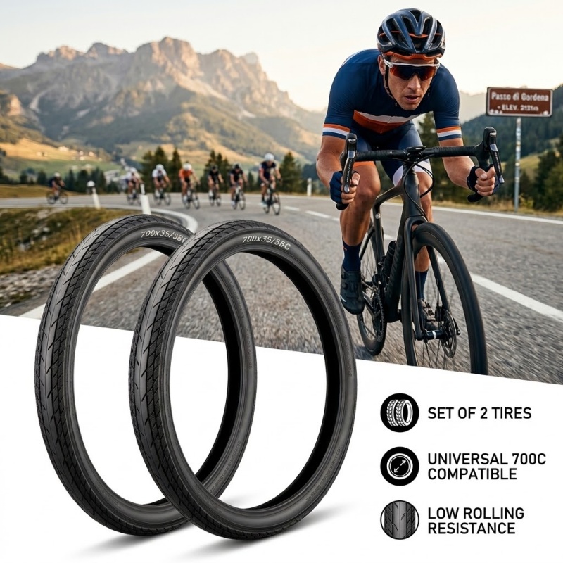 Gravel Bike Tires - 1/2 Stück 700x35C 700x38C Fahrradreifen 700C