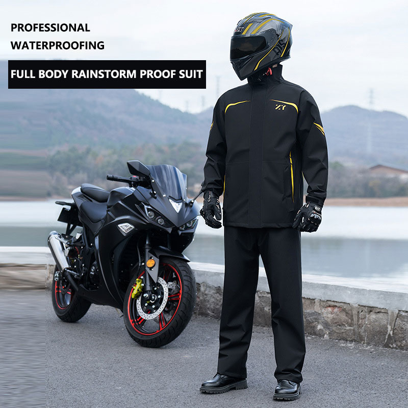 Motorrad Verschüttet Regenmant – Cycling Gear In Rain Bewertung und Preis