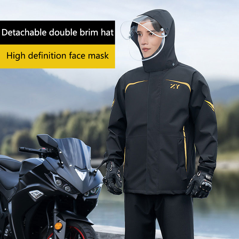 Motorrad Verschüttet Regenmant – Cycling Gear In Rain Bewertung und Preis