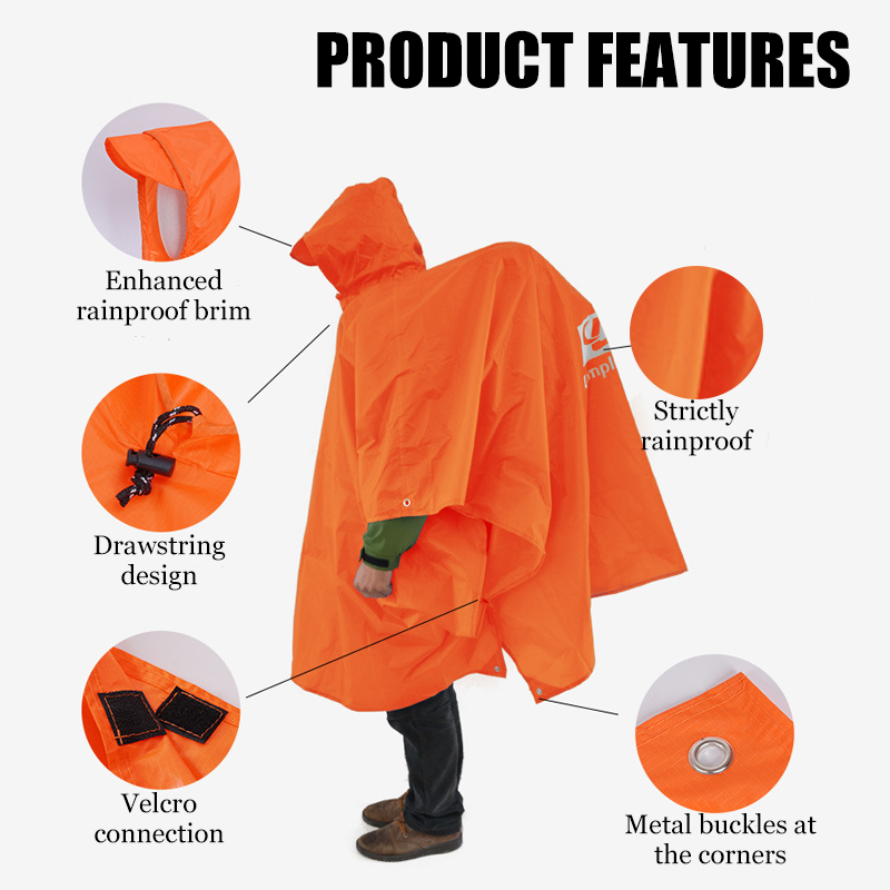 3-in-1 Leichter Regenponcho, W – Cycling Gear In Rain Bewertung und Preis